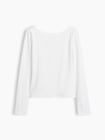 クロースニット ジャージー スクープバックTシャツ-4