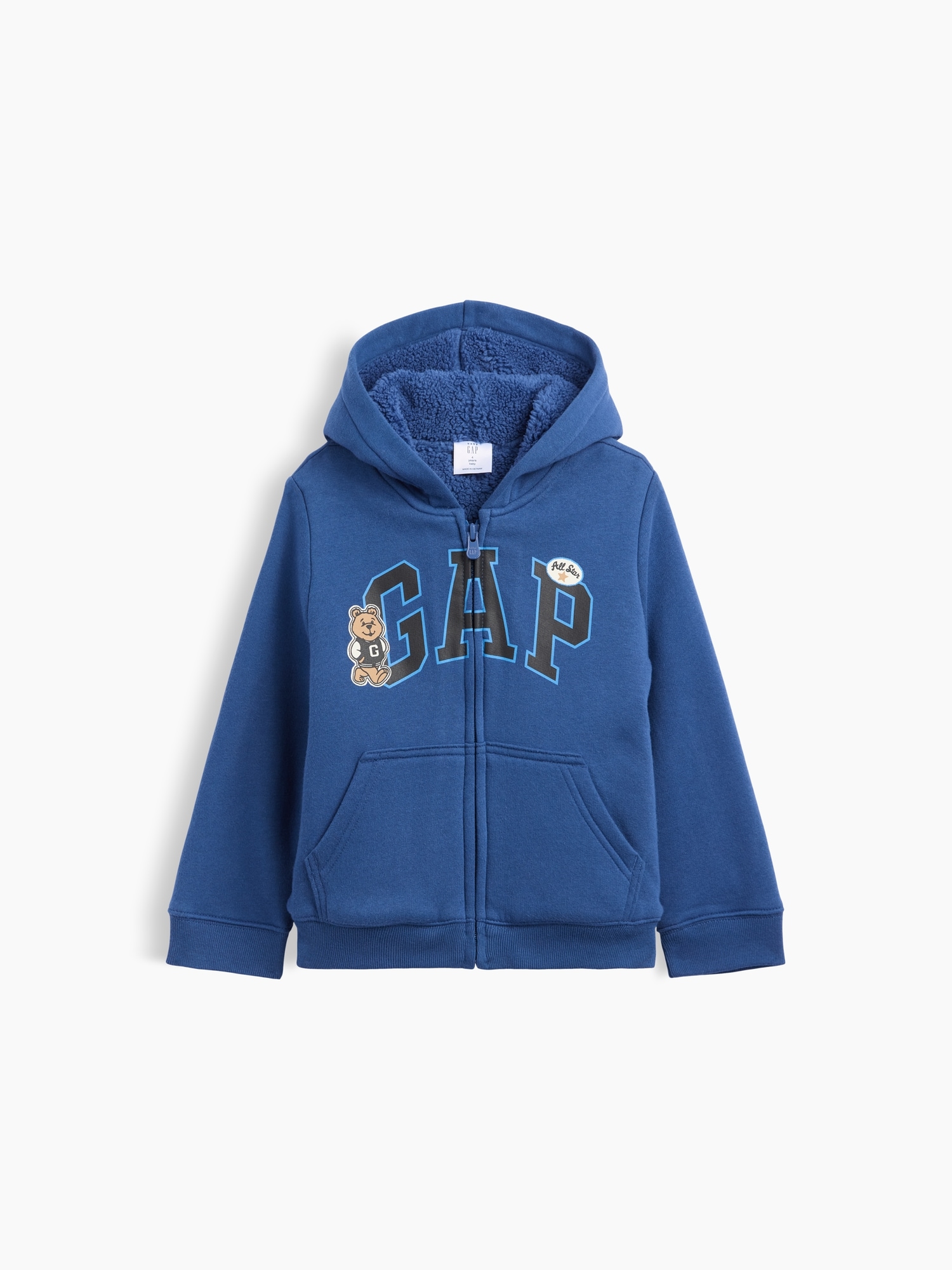Gap公式オンラインストア | babyGap 裏ボア GAPロゴ ジップアップパーカー