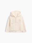 babyGap 裏ボア GAPロゴ ジップアップパーカー-0