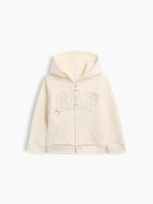 babyGap 裏ボア GAPロゴ ジップアップパーカー