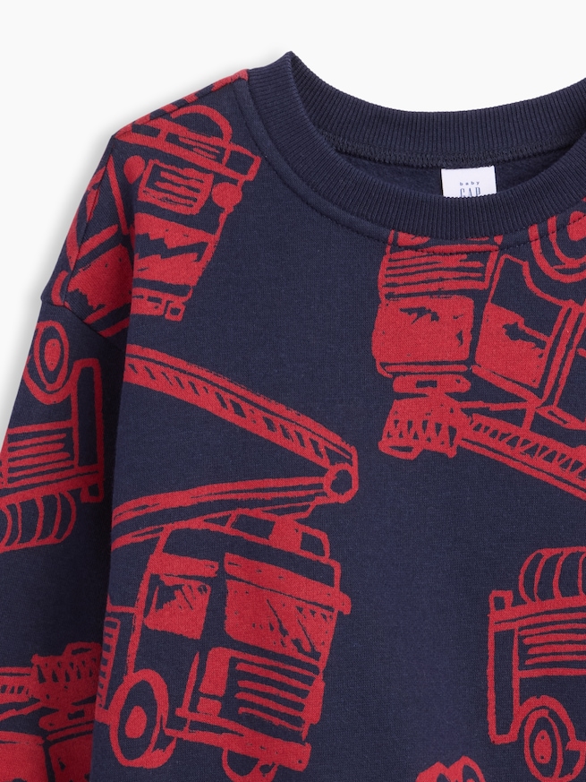 babyGap リラックスフィット クルーネック スウェットシャツ-2