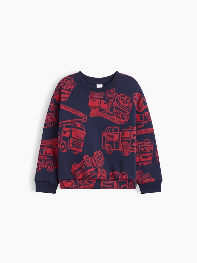 babyGap リラックスフィット クルーネック スウェットシャツ-0