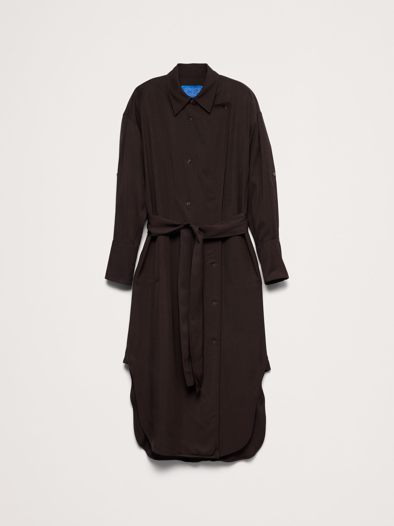 Banana Republic x La Ligne ビスコース ミディ シャツドレス-3