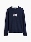 CashSoft カシミヤタッチ リラックスフィット GAPロゴセーター-4