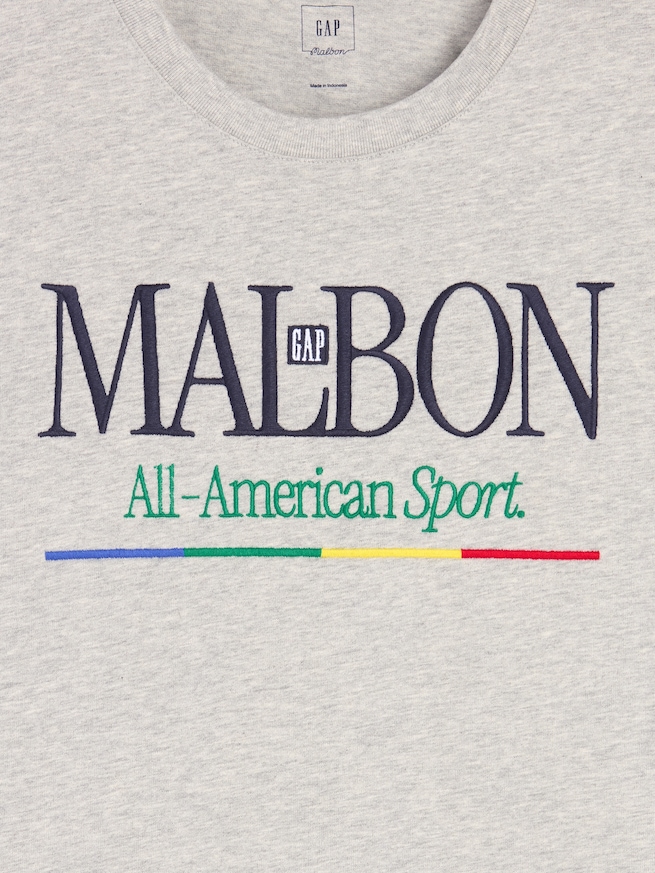 Gap &times; Malbon オーガニックコットン ロゴTシャツ-4