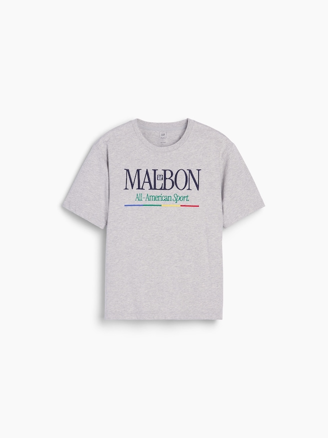 Gap &times; Malbon オーガニックコットン ロゴTシャツ-5