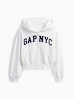 ヴィンテージソフト オーバーサイズ GAPロゴ ジップアップパーカー (キッズ)-5