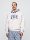 Gap &times; Malbon ヘビーウェイト フレンチテリー ロゴパーカー-0
