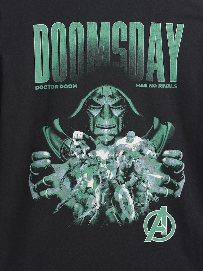 マーベル リラックスフィット グラフィックTシャツ (キッズ)-2
