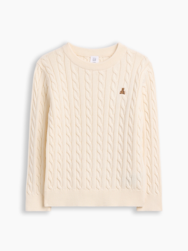 babyGap ブラナンベア ケーブルニット クルーネックセーター-0