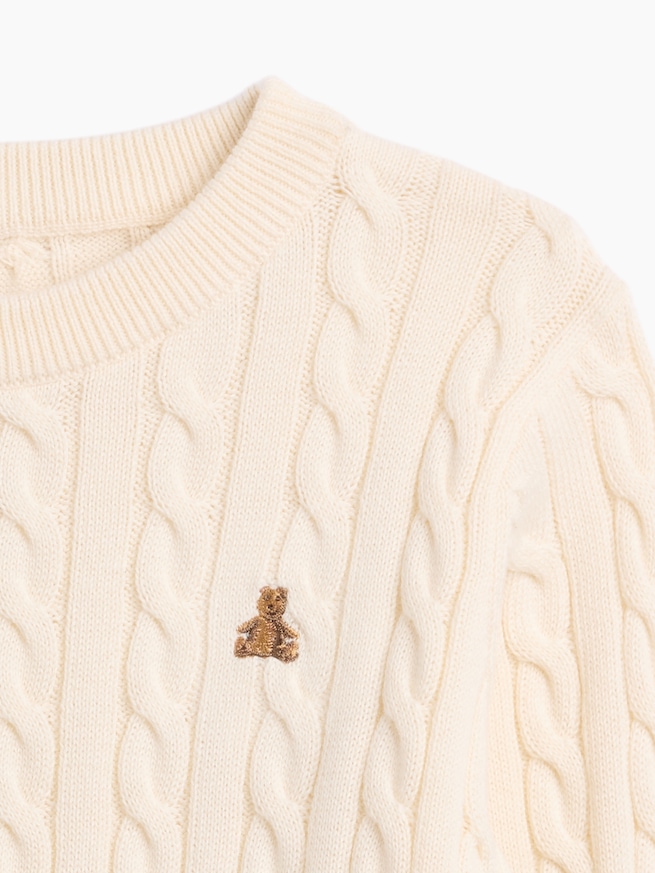 babyGap ブラナンベア ケーブルニット クルーネックセーター-2