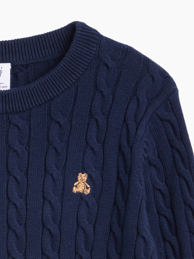 babyGap ブラナンベア ケーブルニット クルーネックセーター-2