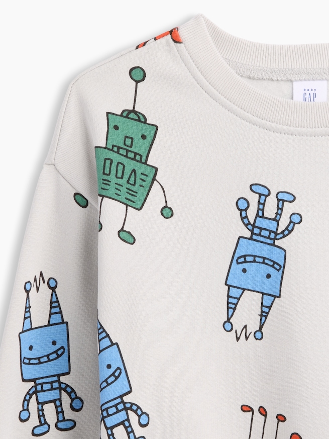 babyGap リラックスフィット クルーネック スウェットシャツ-2