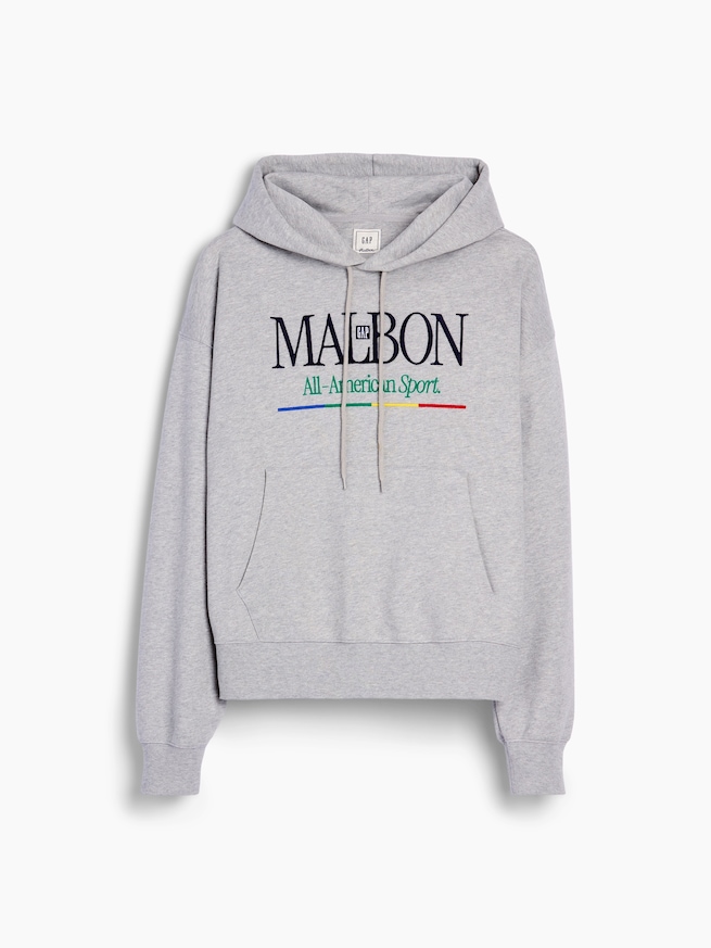 Gap &times; Malbon ヘビーウェイト ロゴパーカー-7