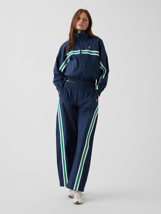 Gap &times; Malbon テクスチャー ポプリン ウィンドブレーカー-2