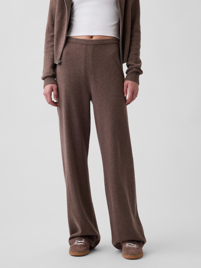 CashSoft カシミヤタッチ ルーズフィット ニットパンツ-2