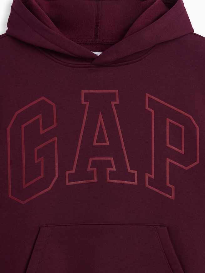 リラックスフィット GAPロゴパーカー (キッズ)-4