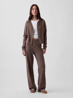 CashSoft カシミヤタッチ ルーズフィット ニットパンツ