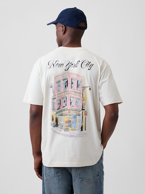 エブリディ ソフト オーバーサイズ グラフィックTシャツ