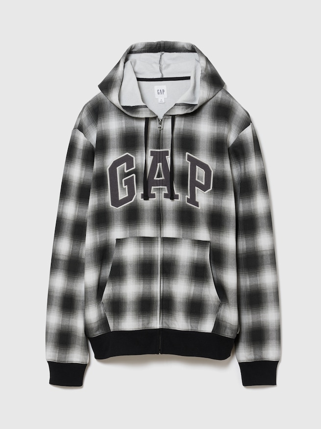 GAPロゴ フレンチテリー ジップアップパーカー-0