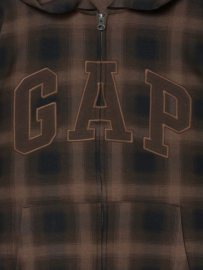 GAPロゴ フレンチテリー ジップアップパーカー-2