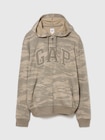 GAPロゴ フレンチテリー ジップアップパーカー-0