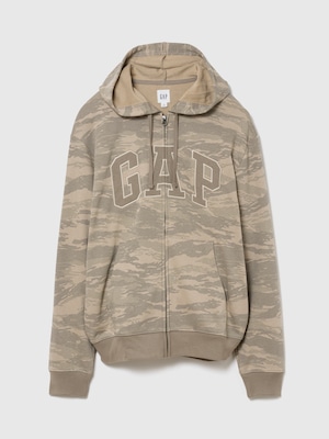 GAPロゴ フレンチテリー ジップアップパーカー