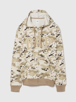 GAPロゴ フレンチテリー ジップアップパーカー