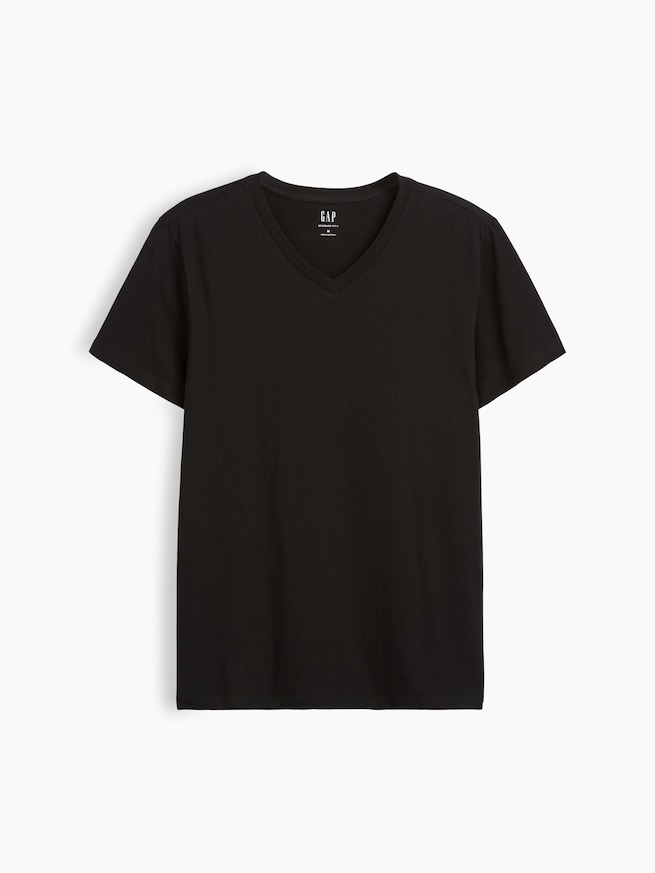 スタンダードVネックTシャツ-0