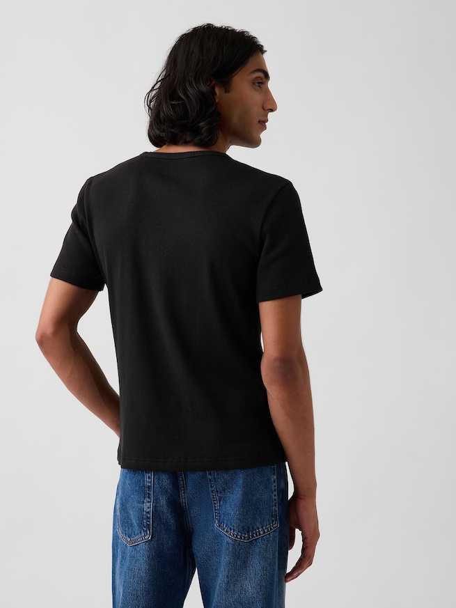 シュランケン リブTシャツ-2