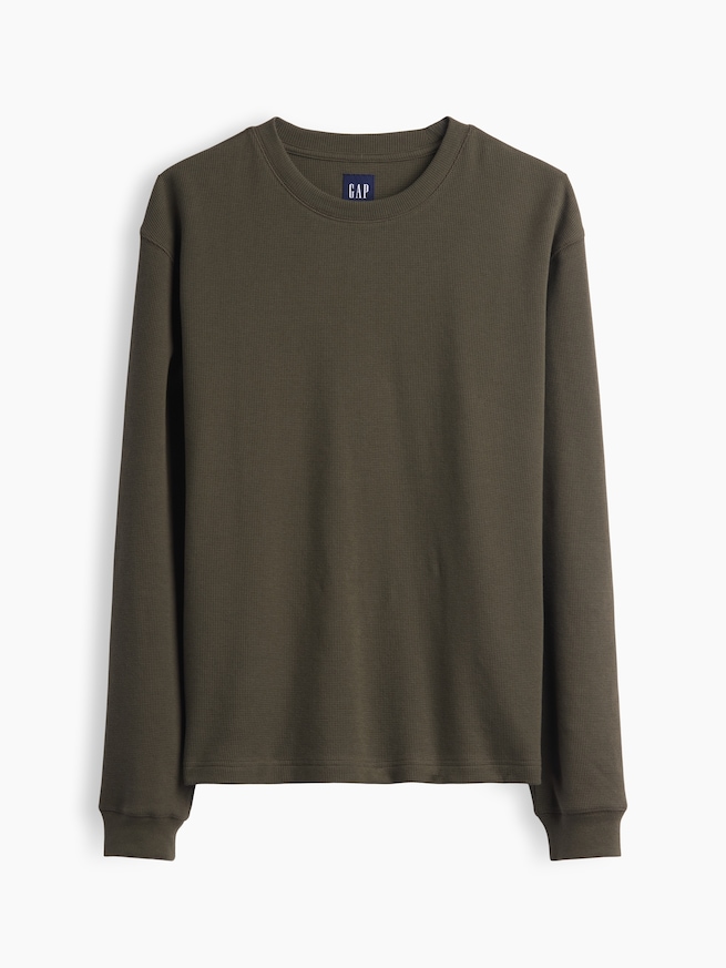 リラックスフィット ワッフルTシャツ-4