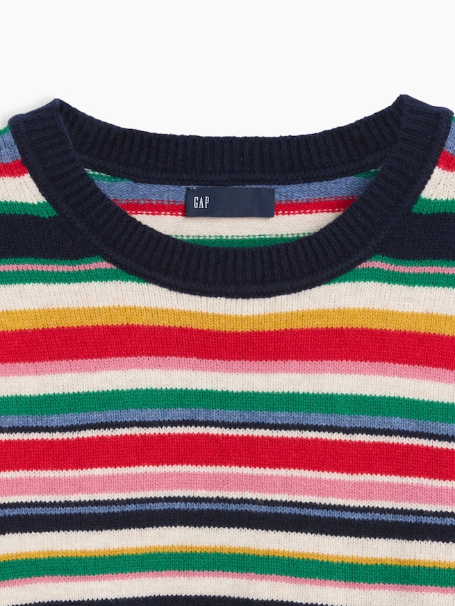 CashSoft カシミヤタッチ クルーネックセーター-4