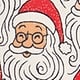 オーガニック ブラッシュドコットン サンタクロース パジャマセット (幼児・ベビー)