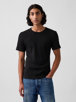 シュランケン リブTシャツ