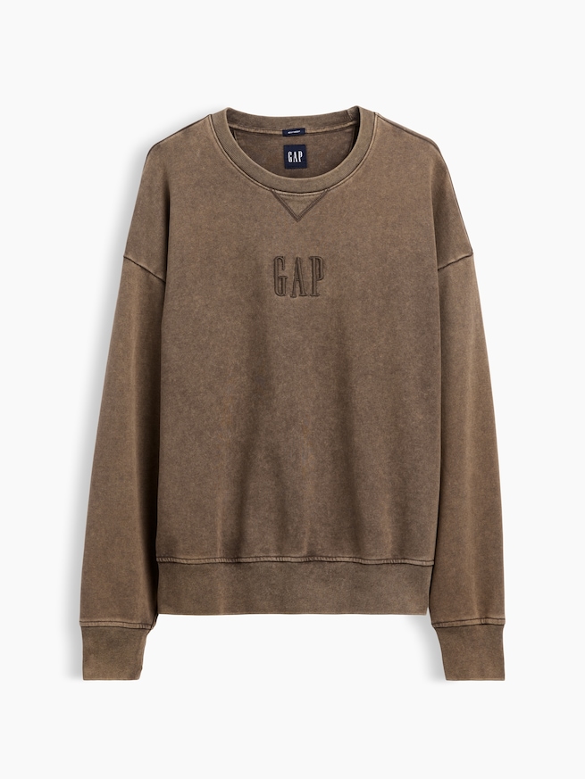ヘビーウェイト オーバーサイズ GAPロゴ スウェットシャツ-5