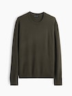 CashSoft カシミヤタッチ クルーネックセーター-4