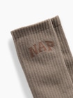 NAPロゴ クルーソックス-1
