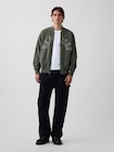 ヴィンテージソフト フレンチテリー GAPロゴ ダブルジップアップジャケット-1