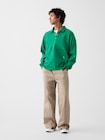 Gap &times; Malbon オーバーサイズ ポロ プルオーバー-1
