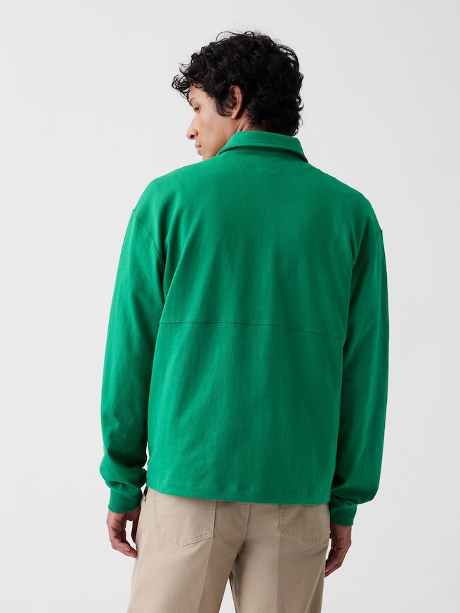 Gap &times; Malbon オーバーサイズ ポロ プルオーバー-2