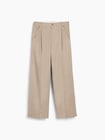 Gap &times; Malbon プリーツ バギー カーキパンツ-8