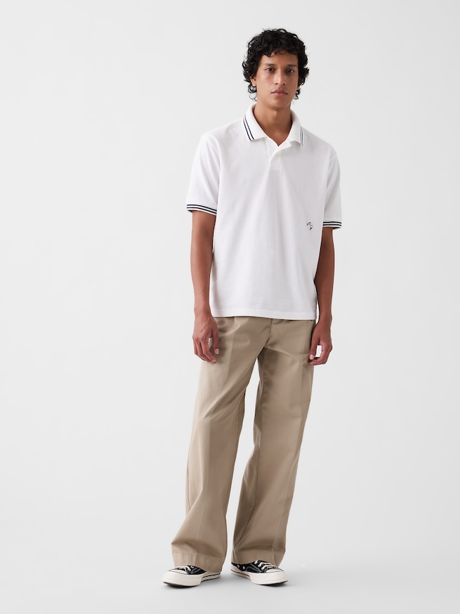 Gap &times; Malbon リラックスフィット ポロシャツ-1