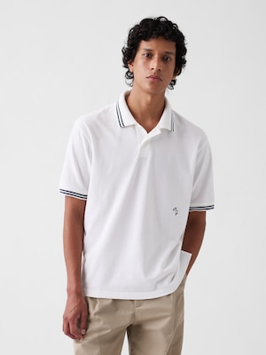 Gap &times; Malbon リラックスフィット ポロシャツ