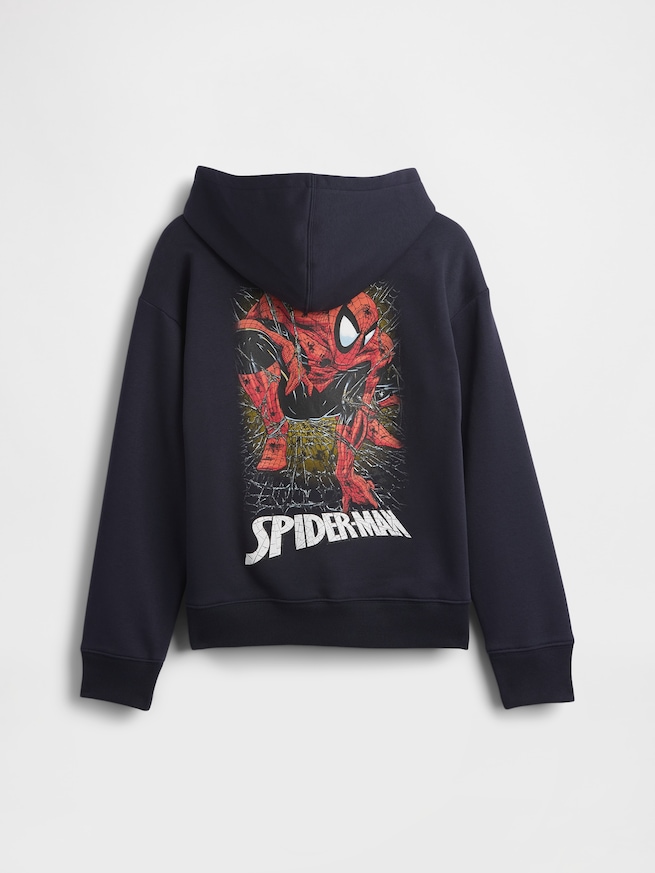 GapKids マーベル スパイダーマン リラックスフィット GAPロゴパーカー-0