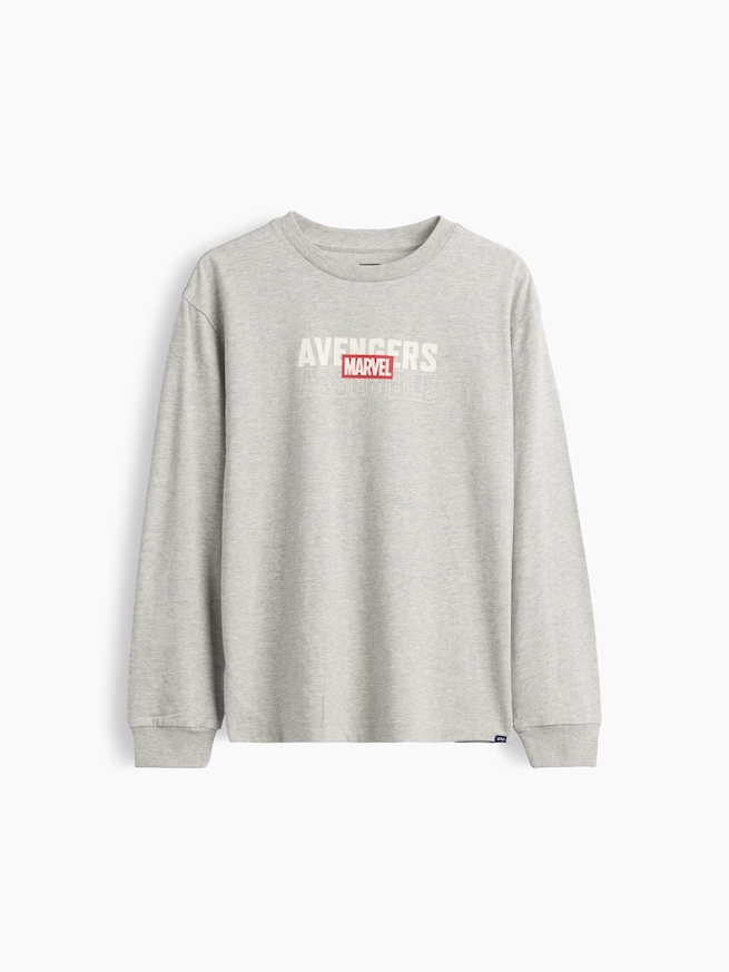 マーベル リラックスフィット グラフィックTシャツ (キッズ)-1
