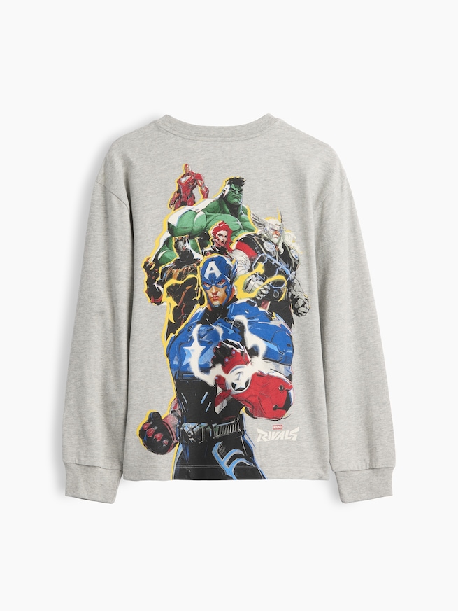 マーベル リラックスフィット グラフィックTシャツ (キッズ)-0