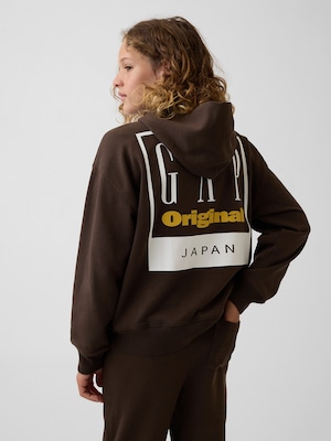 ヴィンテージソフト フレンチテリー リラックスフィット GAPロゴ ジップアップパーカー (キッズ)
