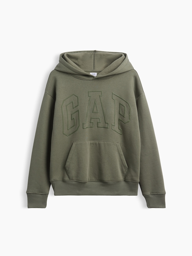 リラックスフィット GAPロゴパーカー (キッズ)-1