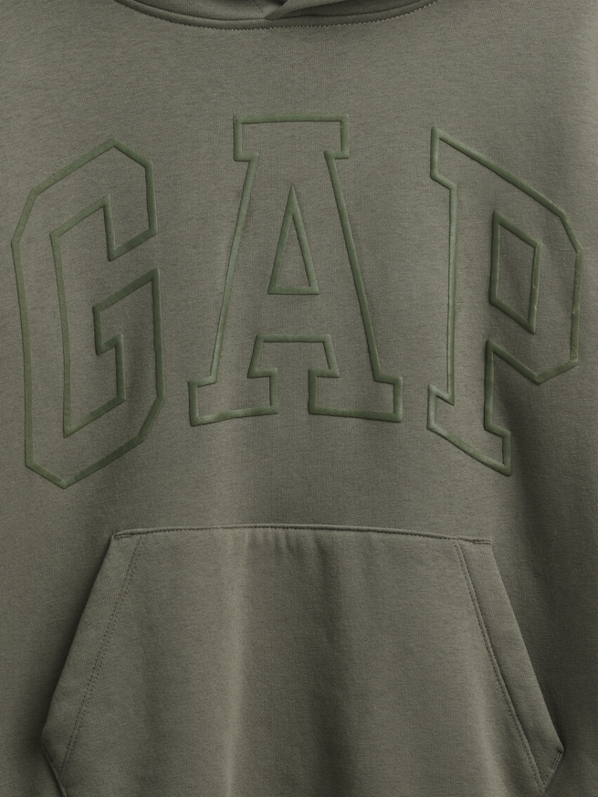 リラックスフィット GAPロゴパーカー (キッズ)-4