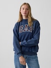 ヴィンテージソフト オーバーサイズ モックネック GAPロゴ スウェットシャツ-0